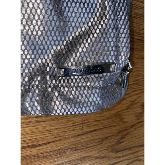 Vtg Y2K 2004 Nike Womens Metallic Silver Full Zip Jacket Size Medium - Picture 3 of 9